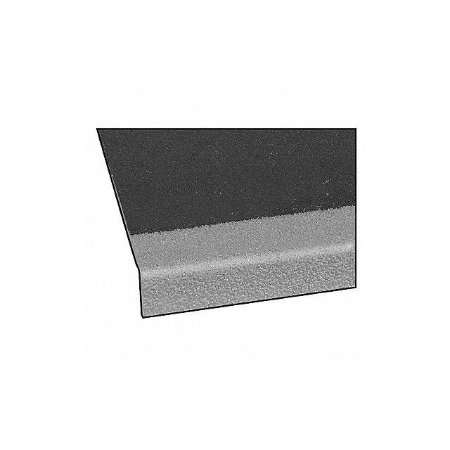 Stair Tread Cover Gray 36in W Polyester MPN:879490