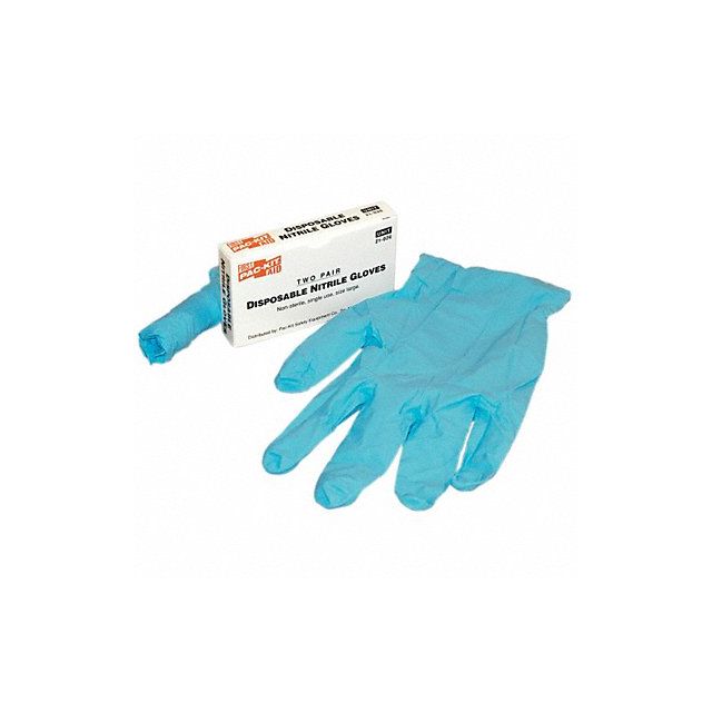 Disposable Gloves Nitrile L Blue PR PK2 MPN:21-026