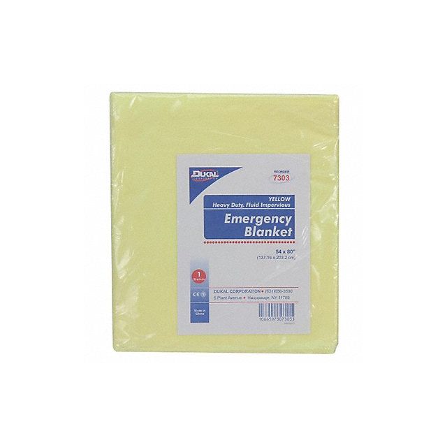 Emergency Blanket Yellow 54In x 80In MPN:22-130