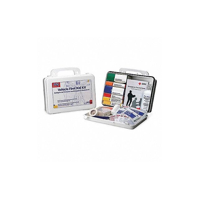 First Aid Kit Plastic 85 Pieces MPN:220-O