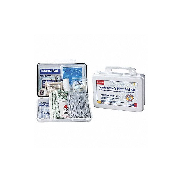 First Aid Kit Plastic 179 Pieces MPN:9301-25P