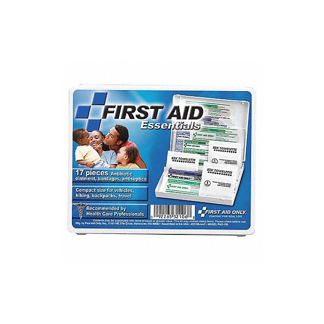 First Aid Kit Plastic 17 Pieces MPN:FAO-106