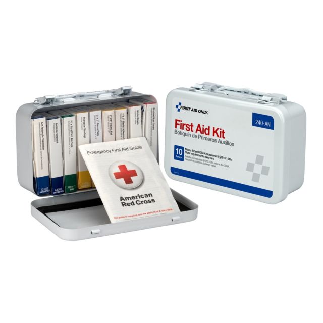 Unitized First Aid Kit, White, 65 Pieces (Min Order Qty 2) MPN:240-AN