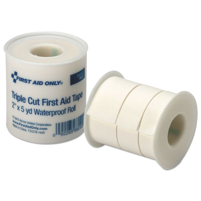 First Aid Only TripleCut Adhesive Tape Refill For SmartCompliance General Business Cabinets, 2in x 5 Yd. Roll (Min Order Qty 8) MPN:FAE-9089
