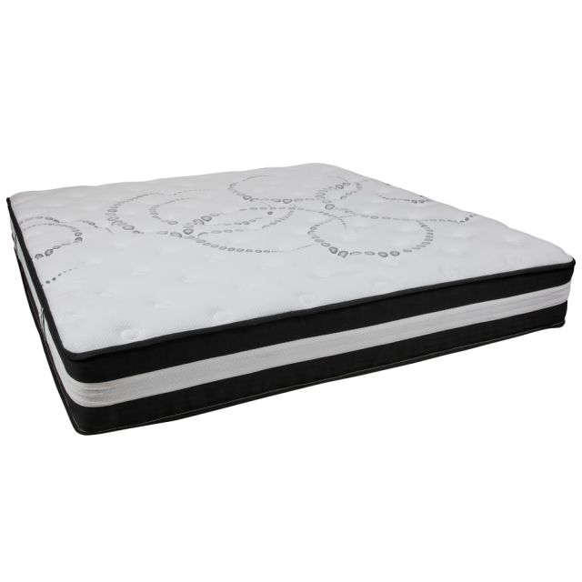 Flash Furniture Capri Comfortable Sleep 12in Foam And Pocket Spring Mattress In a Box, King, 12inH x 75-1/2inW x 81inD MPN:CLE230PRK