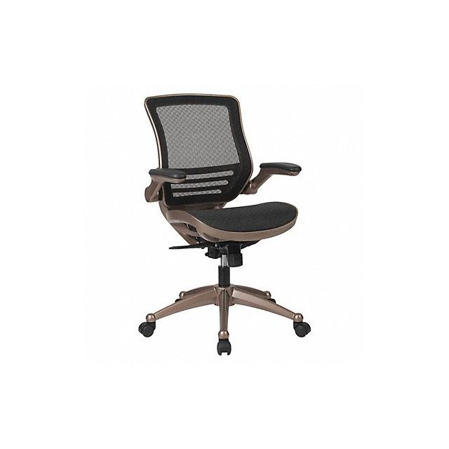 Exec Mesh Chair Mid-Back Black MPN:BL-8801X-GG