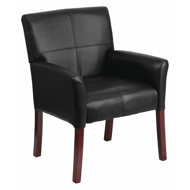 Side Chair Black Seat Leather Back MPN:BT-353-BK-LEA-GG