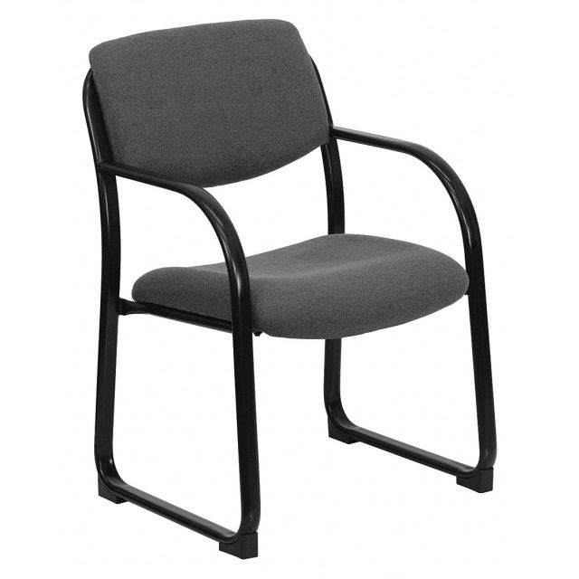 Side Chair Gray Seat Fabric Back MPN:BT-508-GY-GG