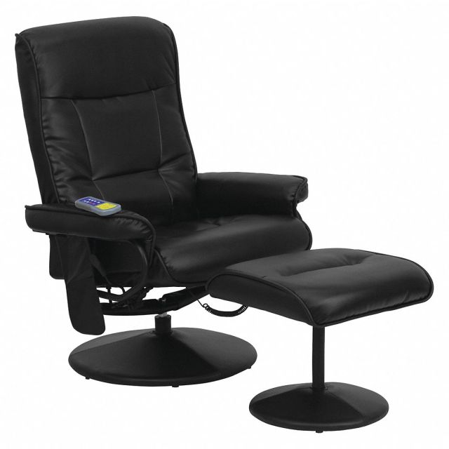 Side Chair Black Seat Leather Back MPN:BT-7320-MASS-BK-GG