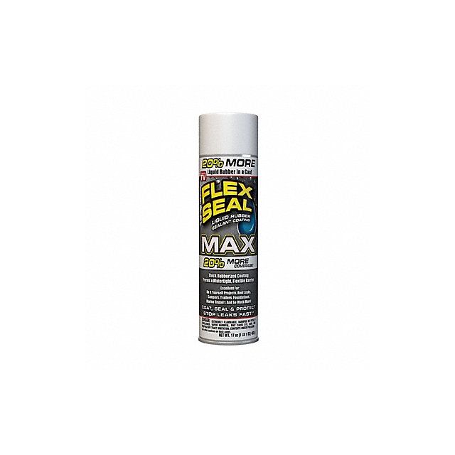 Flex Seal MAX 17 oz Spray White MPN:FSMAXWHT24