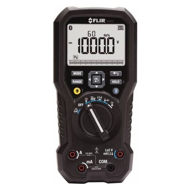 CAT IV, Digital & Wireless Multimeter: 1,000 VAC/VDC MPN:DM93-NIST