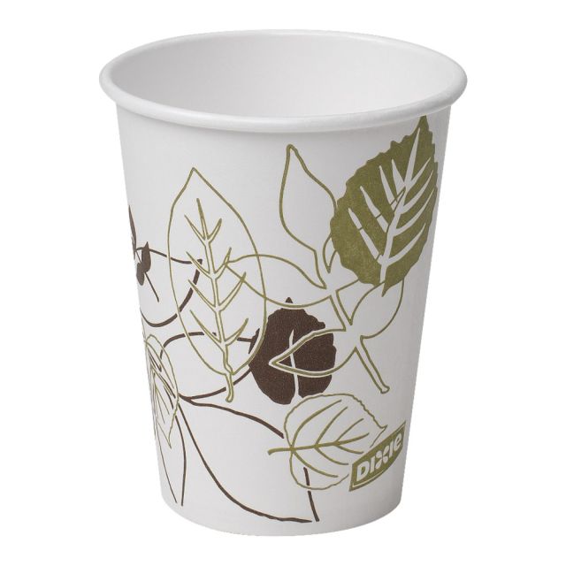 Dixie Pathways Paper Hot Cups, For Small Lids, 50 Cups Per Pack (Min Order Qty 13) MPN:DXE2338PATHEA