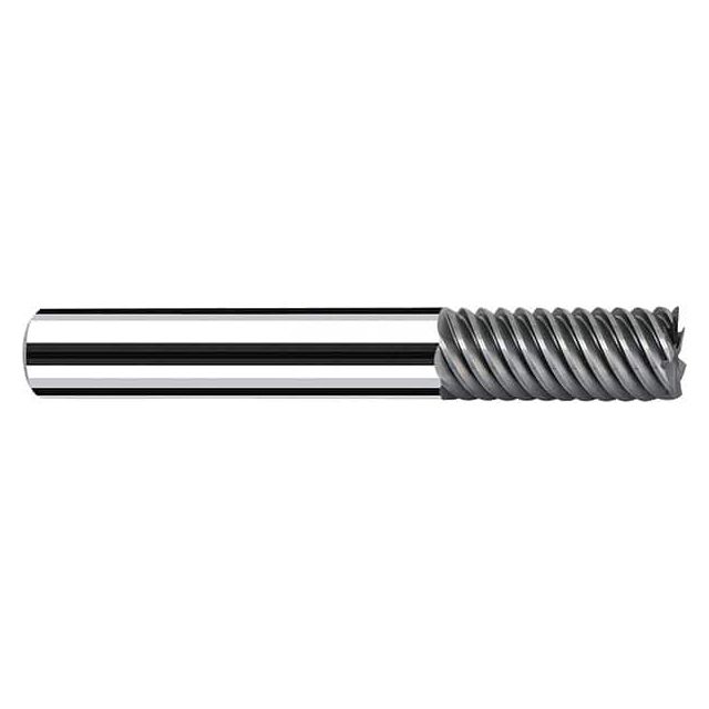 Square End Mill: 3/16'' Dia, 3/16'' LOC, 1/4'' Shank Dia, 2-1/4'' OAL, 5 Flutes, Solid P15850252