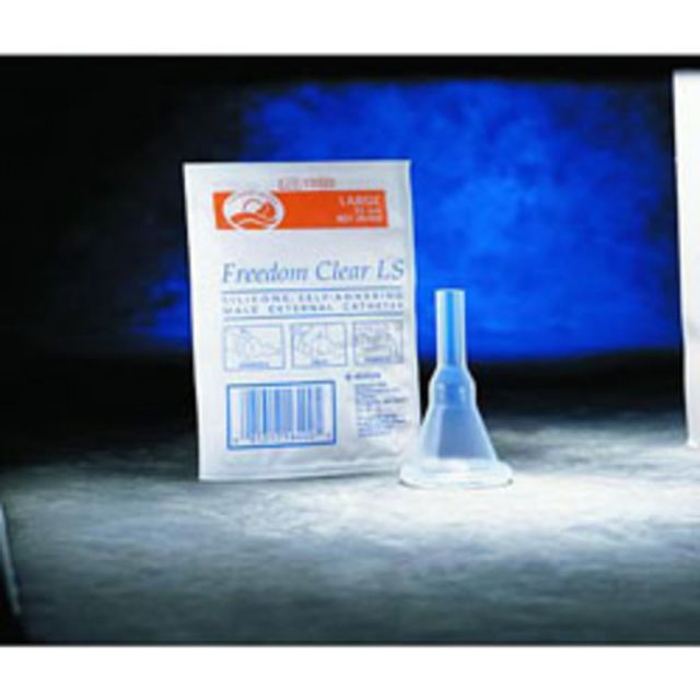 Freedom Clear LS Male External Catheter, Small, 23mm, Color Code: Blue, Box Of 100 MPN:765190