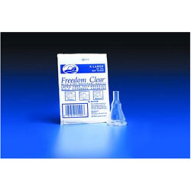 Freedom Clear Male External Catheter, X-Large, 40mm, Color Code: Dark Blue (Min Order Qty 24) MPN:765500