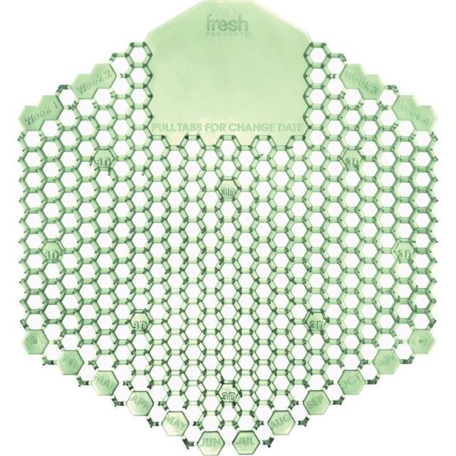 Fresh Products Wave 2.0 Urinal Deodorizer Screen, Cucumber Melon, Green, Box Of 10 (Min Order Qty 3) MPN:FRS 2WDS60 CME