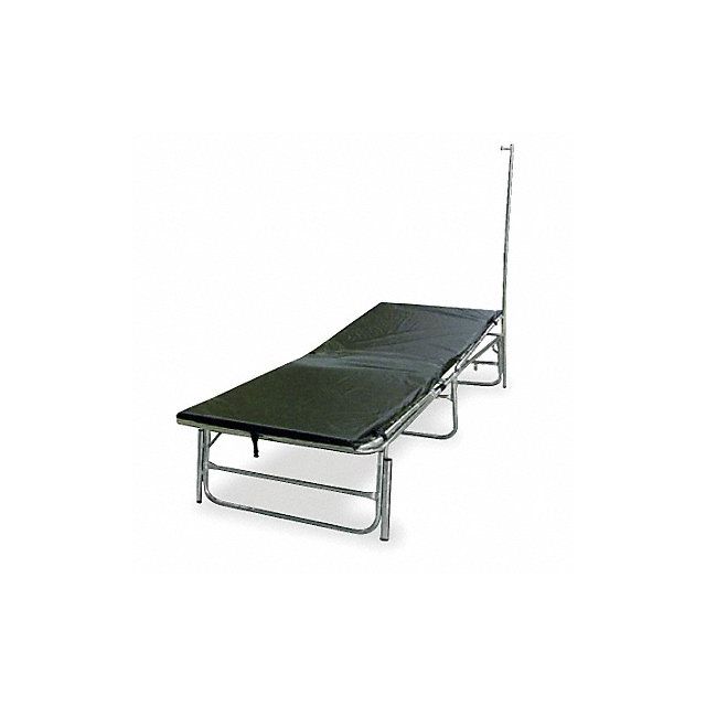 Portable Medical Field Cot with IV Pole MPN:F-EM-262A