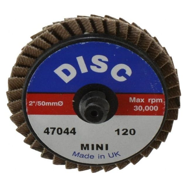 Flap Disc: 120 Grit, Zirconia Alumina, Type 27 MPN:G47044