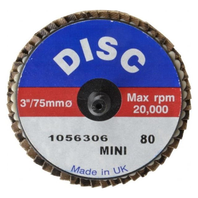 Flap Disc: 80 Grit, Zirconia Alumina, Type 27 MPN:G47063