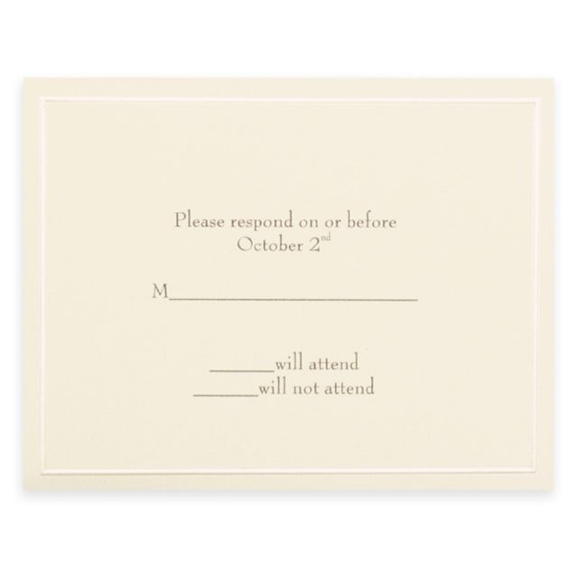 Gartner Studios Response Cards, 4 1/4in x 5 1/2in, Pearl Ivory, Pack Of 50 (Min Order Qty 4) MPN:60022