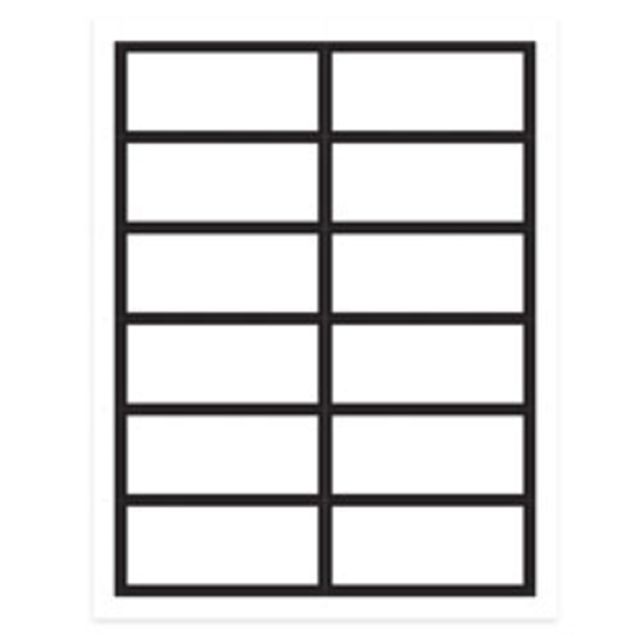 Gartner Studios Place Cards, White With Black Border, 4in x 3in, Pack Of 48 (Min Order Qty 13) MPN:76291