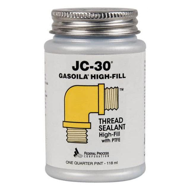 Pipe Thread Sealant: Oyster White, 1/4 pt Can MPN:JC04