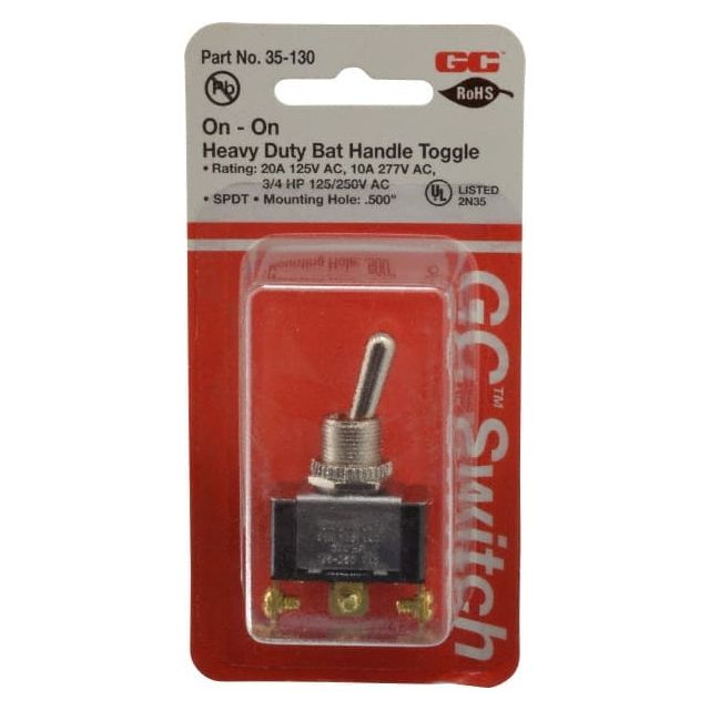 SPDT Heavy Duty On-On Toggle Switch MPN:35-130