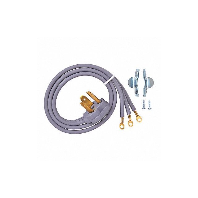 Three Wire Dryer Cord 4 ft 30A MPN:WX09X10002