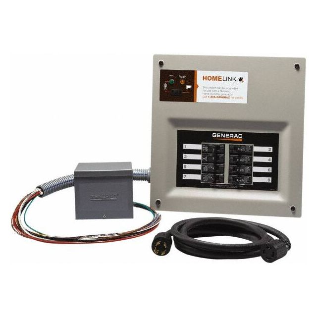 Power Generator Accessories, Generator Accessory Type: Transfer Switch Kit  MPN:6853