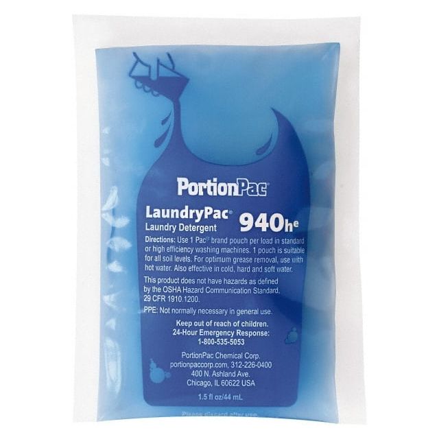 Laundry Detergent: Liquid, 1.5 oz Pouch MPN:940HCT