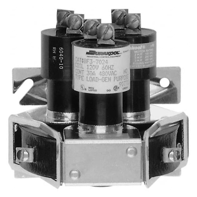 General Purpose Relays, Relay Form: Electromechanical , Coil Voltage: 208/240 VAC , BF3-7061DVS