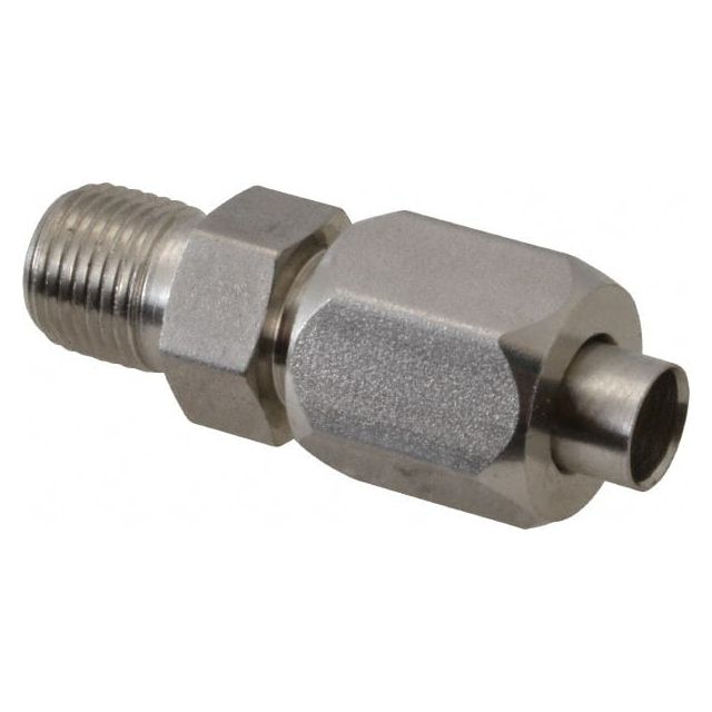 Stainless Steel Flared Tube Connector: 3/4