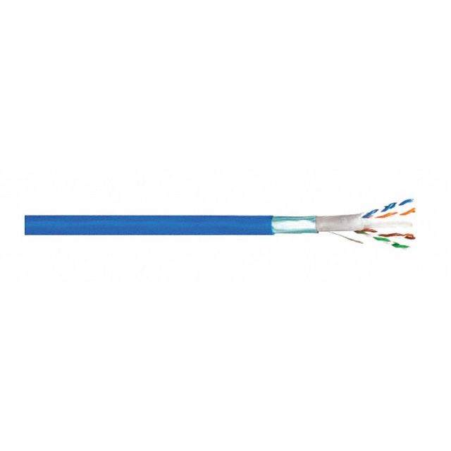 Data Cable Cat 6 23 AWG 1000ft Blue MPN:6133785