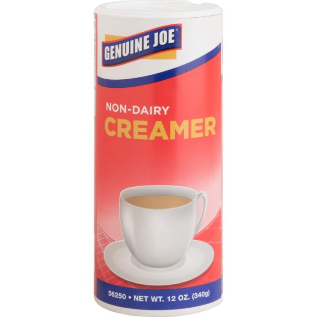 Genuine Joe Non-Dairy Creamer, 12 Oz., Pack Of 3 (Min Order Qty 8) MPN:56250