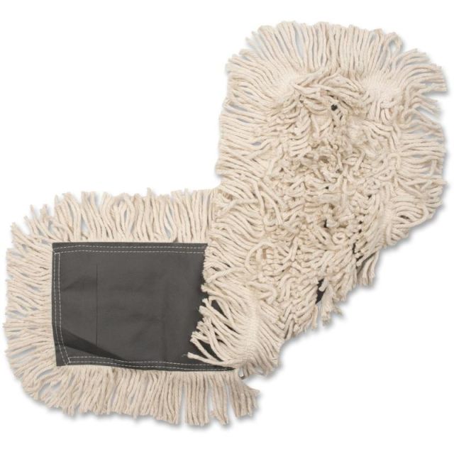 Genuine Joe Disposable Dust Mop Refill - 5in Width x 48in Length - Synthetic - Natural - 1Each (Min Order Qty 5) MPN:00485