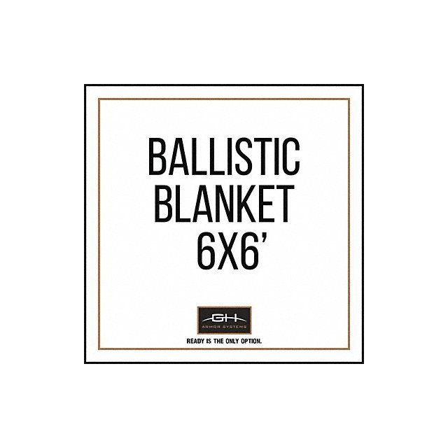 Ballistic Blanket External 6 in x 6 in MPN:GH-BLKT3A-6X6