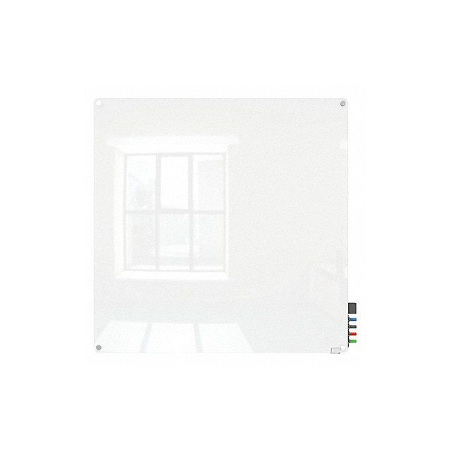 Dry Erase Board Magnetic Glass 48 W MPN:HMYRM44WH