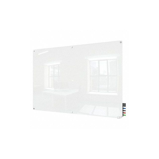 Dry Erase Board Magnetic Glass 96 W MPN:HMYRM48WH