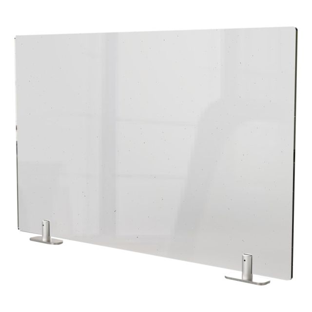 Ghent Partition Extender, With Tape, 24inH x 24inW x 1-1/2, Clear MPN:PEC2424-T