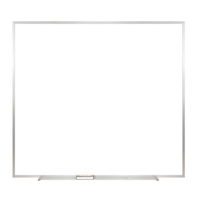Ghent Non-Magnetic Dry-Erase Whiteboard, 48 1/2in x 48 1/2in, Aluminum Frame With Silver Finish MPN:M2-44-4