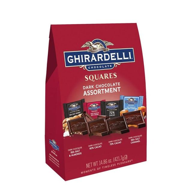 Ghirardelli Chocolate Squares, Premium Dark Chocolate Assortment, 14.86 Oz Bag (Min Order Qty 2) MPN:62274