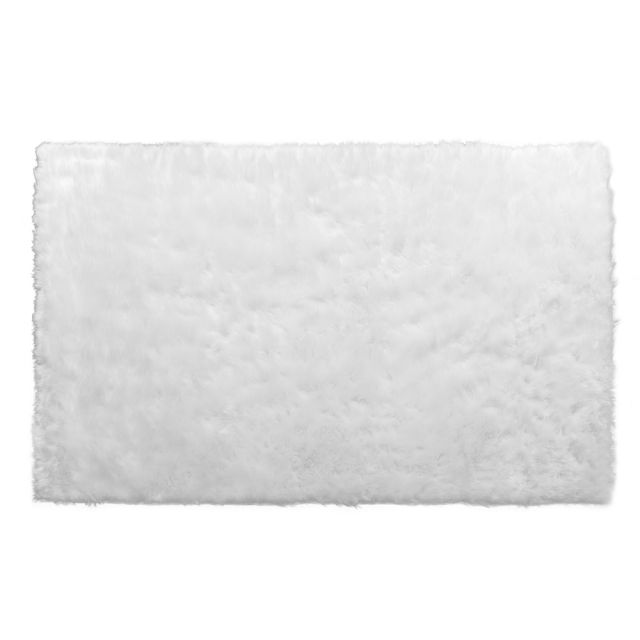 Glamour Home Aileen Faux Fur Rug, 96in, White MPN:GHAR-1116