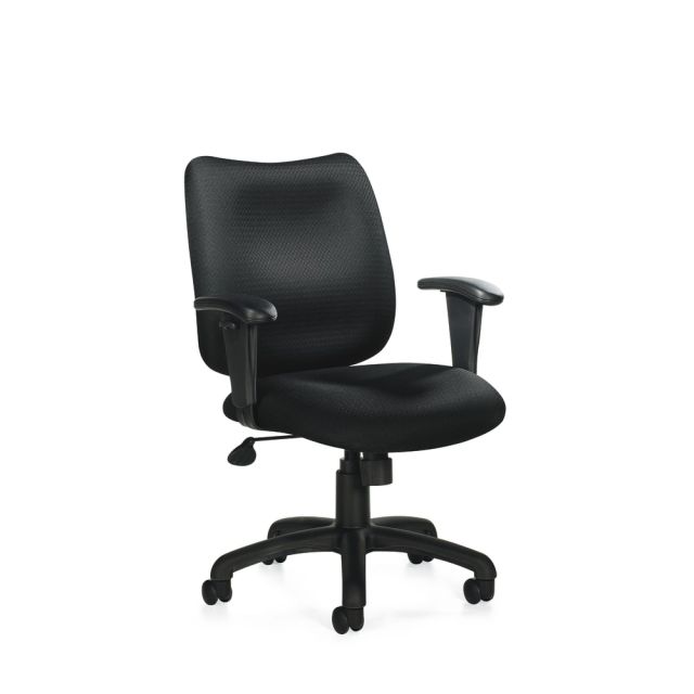 Offices To Go Tilter Chair With Arms, 36inH x 26inW x 26inD, Black MPN:OTG11612B