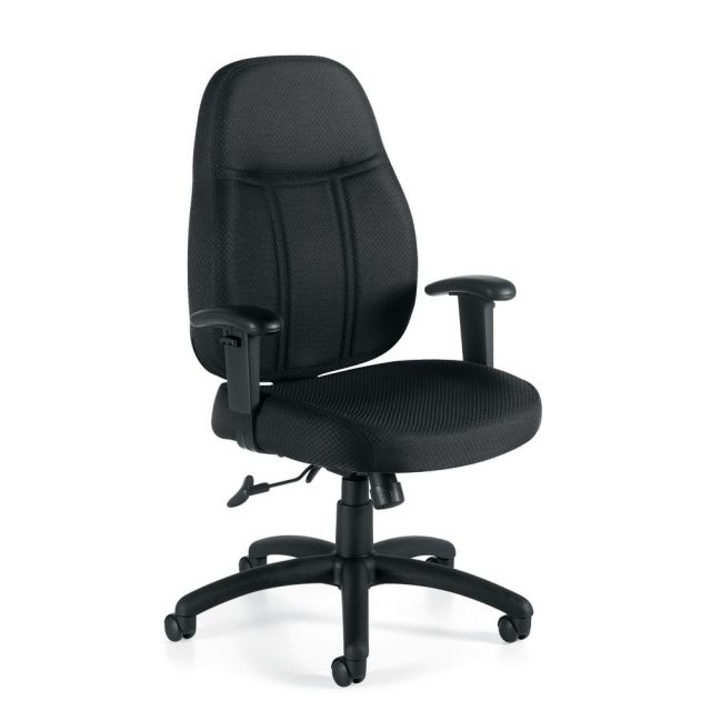 Offices To Go Tilter Chair With Arms, 42 1/2inH x 25 1/2inW x 26 1/2inD, Black MPN:OTG11652-QL10