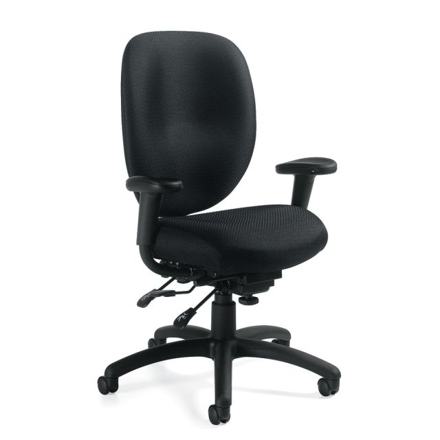 Offices To Go Mid-Back Multifunction Chair, 39inH x 24inW x 25 1/2inD, Black MPN:OTG11653-QL10