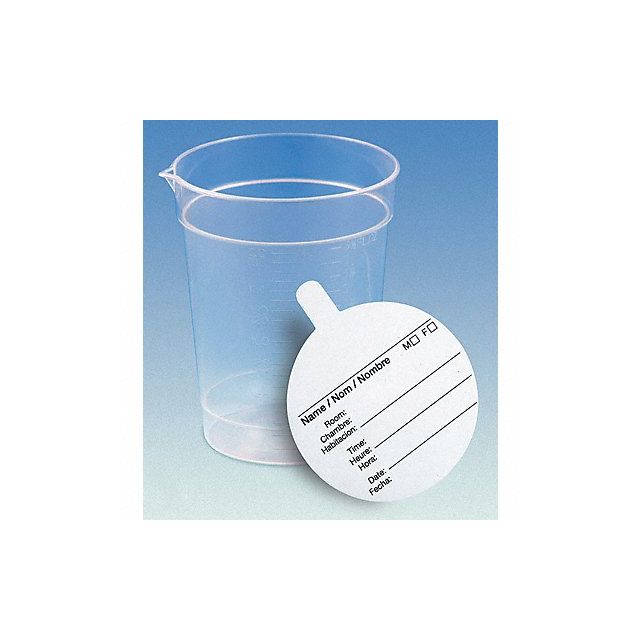 Collection Cup 190mL Plastic Wide PK500 MPN:5924