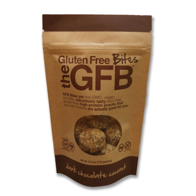 GFB The Gluten Free Bites, Dark Chocolate Coconut, 4 Oz, Pack Of 12 MPN:004412