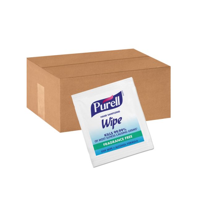 Purell Premoistened Sanitizing Hand Wipes, White, Case Of 1,000 Packets MPN:90211M