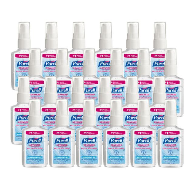Purell Instant Hand Sanitizer, 2 Oz. Pump Bottles, Carton Of 24 MPN:9606-24