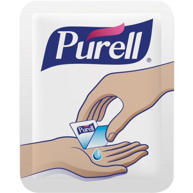 Purell Singles Advanced Hand Sanitizer Individual Single-Use Packets, 1.2 mL, Case Of 500 Packets (Min Order Qty 2) MPN:9630-5C